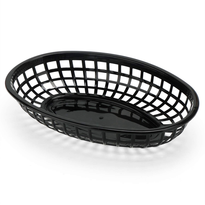 24Pcs%20Plastic%20Basket%20Serving%20Tray%20French%20Fries%20Basket%20Oval%20Fast%20Food%20Tray%20Restaurant%20Bar%20Food%20Tray%20Fries%20Food%20Service%20Tray%20Black%20-%20Image%205