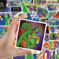 50pcs Game Rainbow Friends Roblox Stickers For Car Laptop Phone Stationery Decal Waterproof Sticker for Kids Toys Gifts. 
