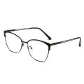 MengshanBargain price Fashion Brand Design Retro Cat Eye Metal Frame Photochromic Anti Blue Light Computer Women Reading Glasses Degrees 0 To +600. 