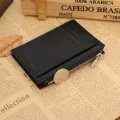 【GUTTY Lifestyle Store

】Mini  Leather Men Slim s Small Male Purse Card Holder Coin Pocket Men Zipper Pocket Ladies wallet. 