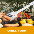 【ZOSR】ROXON 6-in-1 BBQ Multi Tool, stainless steel barbrcue Grill Tool, Spatula, Fork, Barbecue Tongs, Bottle Opener,multitool. 