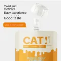 Cat Wet Food Nutrition Bars Kitten Weight Gain Snacks Tuna Chicken Pumpkin Flavor Pet Cleaning Teeth Supplement Snacks Cat Care. 