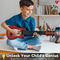Kids Toy Guitar - Learn First Guitar Chord- Musical Toys for Kids, Educational Toys, Toy Musical Instruments, Children's Guitar guitar toys guitars  Car toys musical instrument for kids stem toys barbie dream house Car Toys STEM Toys guinea pig toys. 