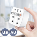 LDNIO Z4 World EU US UK Travel Adapter Universal All in One Charger Socket AC Converter for 2 Pin Round Wall Socket Plug. 