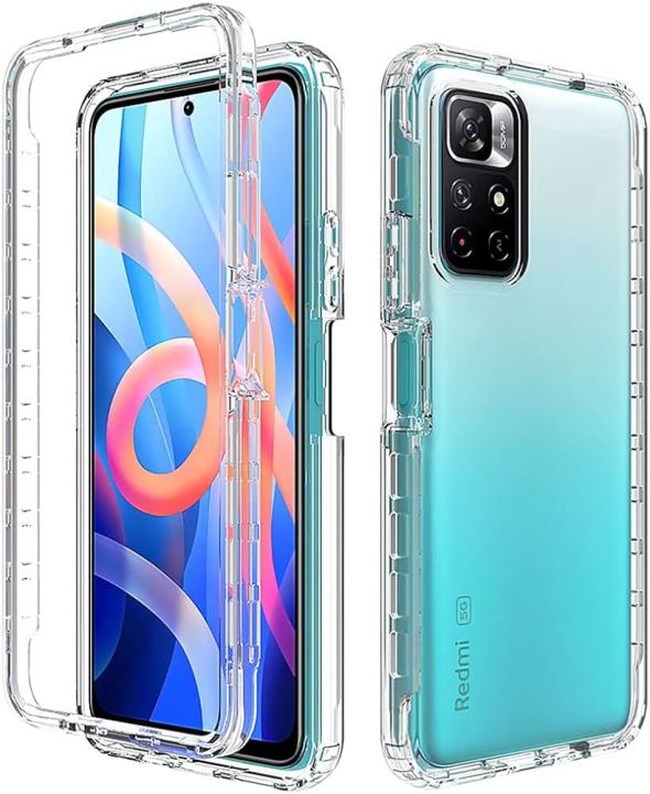 Redmi Note 11 PRO 4G/5G &  Redmi Note 11 PRO Plus 5G Luxury Airbag Transparent Back Cover