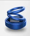 Solar Powered Car Aroma Kit - Car Air Freshener with Rotating Diffuser - Blue. 