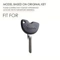 Genuine Ostrich Skin Retro Leather Scootor Motorcycle Key Fob Shell Case Cover Holder Chain Bag Protector Keychain For Vespa Enrico Piaggio Primavera Sprint S GTS LX LXV PX 946 Elettrica GTV Fly 50 125 150 200 300 300ie S50 S125 S150. 