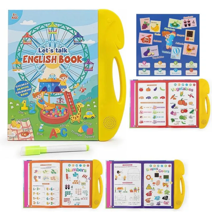Kids%20Learning%20Language%20Toys%20Children%20Story%20Talking%20Learn%20English%20E%20Book%20with%20pen%20-%20Image%203
