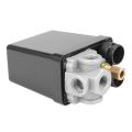 Heavy Duty Air Compressor Pressure Switch Control Valve 90 PSI -120 PSI Black. 