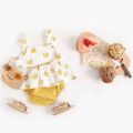 Summer Princess Baby Girls Clothing Set Cotton Newborn Baby Clothes Cute Toddler Girls Tops + Bloomer 2pcs. 