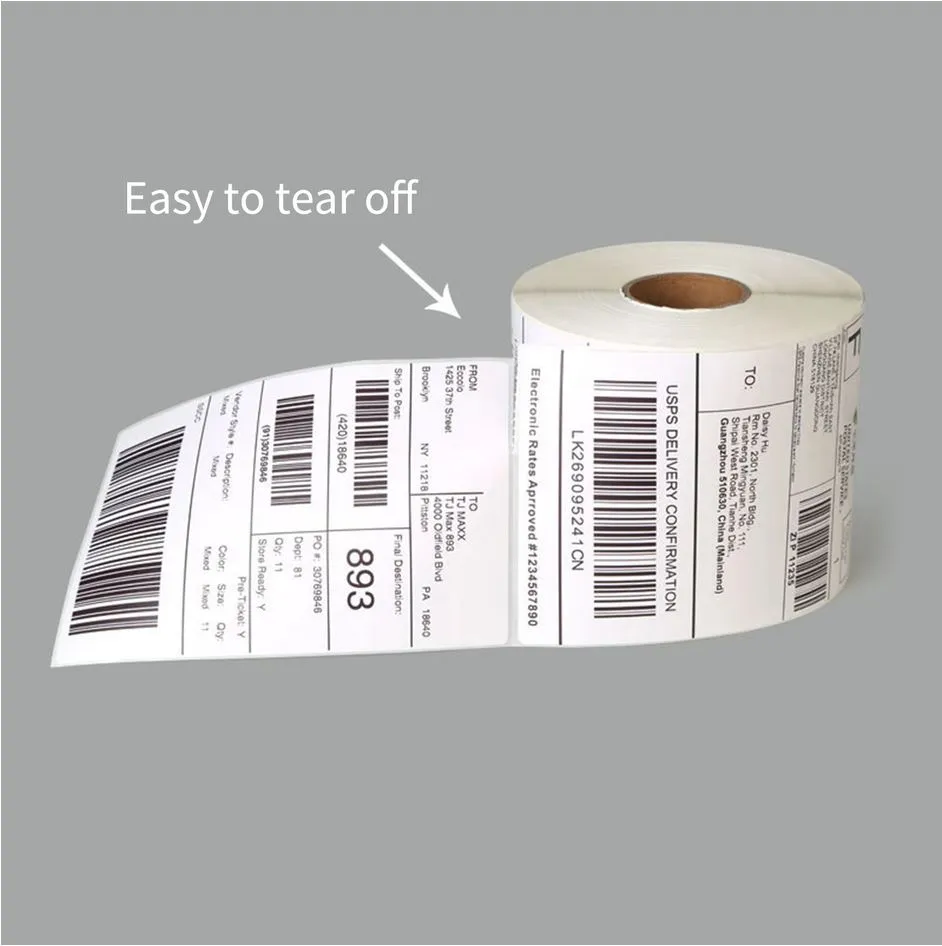 100x150mm (4" x 6") Shipping Sticker Labels for Direct Thermal Printers - 350 Labels | Daraz.lk