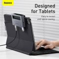 Baseus 6 in 1 Magic Multifunctional Type-C HUB with a Retractable Clip Standard Edition Space Gray (Type C to USB3.0*1 / HDMI*1 / 3.5MM Sterio *1 / SD & TF*1 / PD*1) – compatible with Tabs /Notebooks/Laptops 6 Months Warranty. 