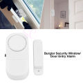 Door Window 90dB Wireless Magnetic Sensor Security Alarm with 3 x 1.5V LR44 Button Batteries. 