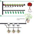 200 Adjustable Irrigation Drippers with Drip Irrigation Kit for Garden Watering Fitting. 