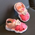 Baby Toddler Shoes Summer Plastic Soft Bottom Non-Slip Boys and Girls1~3Toddler Closed Toe Sandals. 