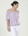 Spring and Summer Two Way Crop Top with Puff Sleeves. 