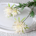 Artificial Crab Claw Chrysanthemum Stem Flocking Needle Lily Wedding Decor Home Garden Ornament. 
