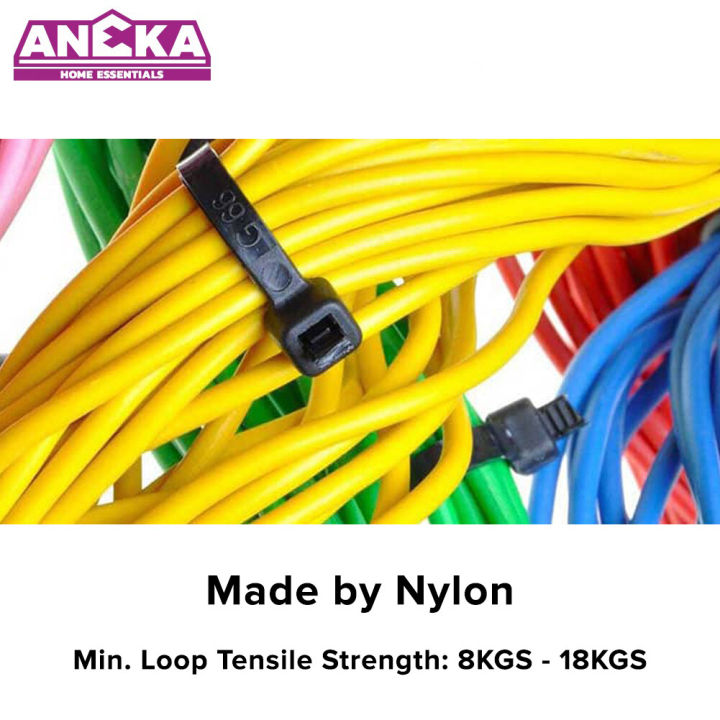 Aneka%20100pcs%20per%20pack%20Heavy%20Duty%20Cable%20Tie%20Nylon%20Wire%20100mm%20/%20150mm%20/%20200mm%20/%20250MM%20/%20300mm%20BLACK%20/%20WHITE%20(4%7C/6%7C/8%7C/10%7C/12%7C)%20-%20Image%204