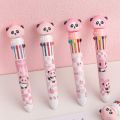 Kawaii Peach Panda Cartoon Silicone 10 Colors Chunky Ballpoint Pen School Office Supply Gift Stationery. 