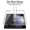 Case with Hinge Protection for Samsung Galaxy Z Fold 5 Slim Fit Transparent Hard PC Fold4 Cover. 