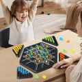 Educational Rubber Band Geometry Chain Triangle Chess Interactive Battle Duel Board Strategy Game Puzzle Game Toy Kids Game. 