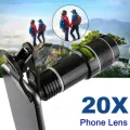 20x Zoom HD Universal Smartphone Optical Camera Telephoto Clip Telescope Lens Jessica. 