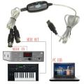 USB TO Midi Cable For Music Midi Keyboards. 