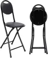 Folding Stool Heavy Duty Chair for Home/Study Chair and Restaurant/Café NAMAZ Chair 1 Pc (Blue). 