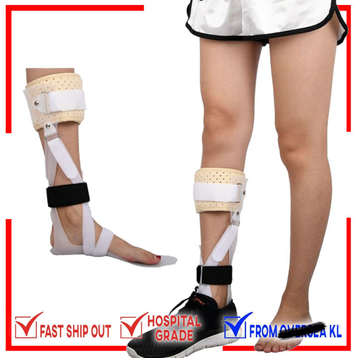 AMC Adjustable Drop Foot Orthosis Ankle Corrector Brace night Support ...