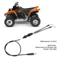 Throttle Cable Black Waterproof Throttle Cable Kit for ATV. 