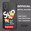 Samsung Galaxy A7 2018 spoof gangster simpson Pattern Soft Case Phone Casing Camera Lens Protector Full back Cover simple Silicone Cases. 