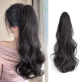 Synthetic Long Curly Hair Band With Grab Clip Ponytail Wig Curly Hair False Ponytail Fluffy Hair Can Be Braided Yao Store. 