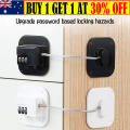 Refrigerator Lock Heavy duty Easy install Multi purpose Cabinet Lock Adjustable Secure Safety Latch for Child Safety Home Security Baby Proofing Drawer Locking Window Restriction. 