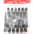 Professional Hair Clips Styling Sectioning Clips Hair Cutting Clips for Hairdresser  Hair Salon  Plastic (11cmX6 pcs). 