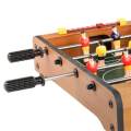 Portable Table Top Football Educational Toys Gift Mini Table Top Foosball Game for Family Game. 