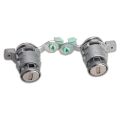 Ignition switch barrel lock for Honda-1 x Ignition barrel lock
2 x Door lock
2 x Key-Silver. 