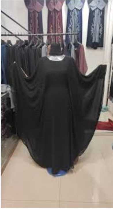 Plain chiffon albab kaftan model  Dubai {albab abaya cover only}