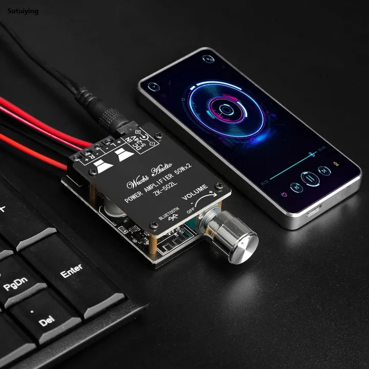 Sutuiying%20Portable%20Mini%20Bluetooth%20Amplifier%20Board%20Class%20D%20AMP%20Module%20for%20DIY%20Wireless%20Speaker%20(ZK-502L)%20-%20Image%204