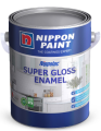 Nippolac Super Gloss Enamel - Black & White Paint. 