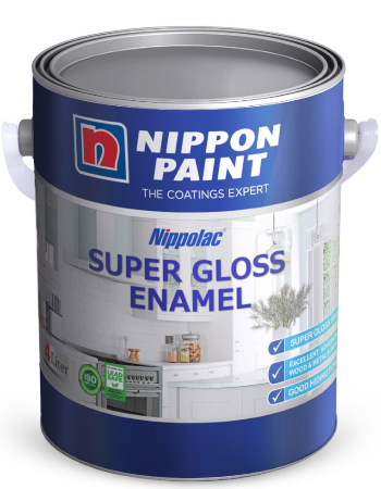Nippolac Super Gloss Enamel - Black & White Paint
