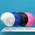 Men Women Swimming Caps Long Hair Waterproof Swim Pool Cap Ear Protect Silicone Diving Hat. 