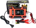 FOXSUR 12V 24V 12A Lead Acid Full Automatic Pulse Repair Car Battery Charger 7 Stage Smart Charger 6-200ah LCD Display Car Charger. 