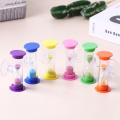 Glass Mini With Suction Cup Shower Timer Rotatable Time reminder Home Decors Sand Clock Hourglass Time Funnel Desktop Ornament. 