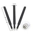 RP-SMA Antenna for Wi-Fi 2.4GHz/5Ghz Wireless Router Card Male Pin-2-Pack. 