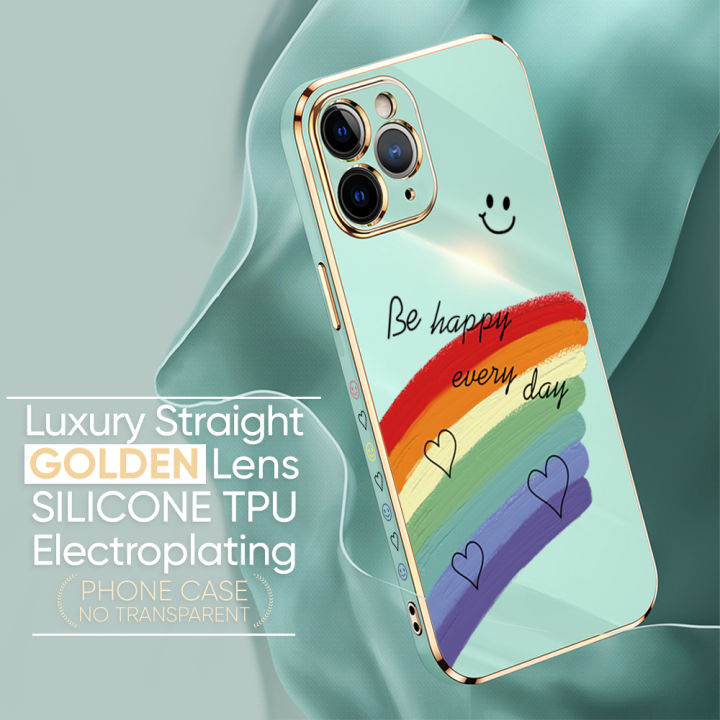 Hontinga%20for%20Samsung%20A10S%20Case%20Luxury%206D%20Plating%20Smile%20Rainbow%20Side%20Pattern%20Soft%20Back%20Cover%20Silicone%20Square%20Phone%20Cases%20-%20Image%203
