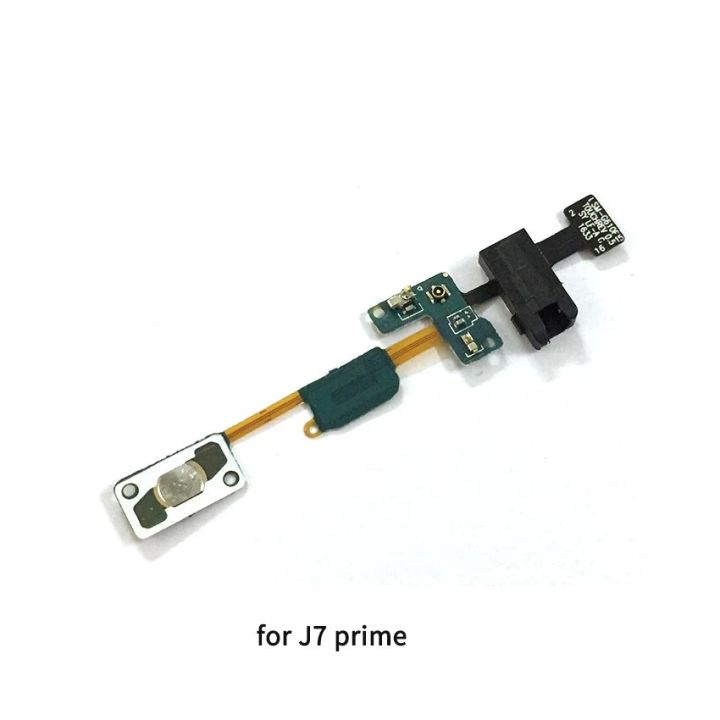 For Samsung Galaxy J7 Prime On7 G610F J5 Prime On5 G570F Home Button keypad Sensor Audio Jack Headphone Flex Cable Repair Parts