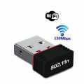 High Speed 150Mbps 2.4 Ghz Nano Wireless USB 2.0 Wifi Adapter 802.11N Windows, Linux, Mac OS -150Mbps USB Wifi Adapter. 