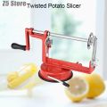 Spiral Potato Slicer / Potato Slicer / Potato Cutter Spiral Potato Slicer Cutting Machine   Kitchen Sink Manual Potato Carrot Slicer Cutter. 