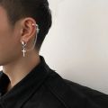 【ZOSR】Earings for men hikaw for boys Unisex Non-Piercing Earring Cross Clip Earring Men Ear Cuff Fashion Jewelry Fake Earring. 