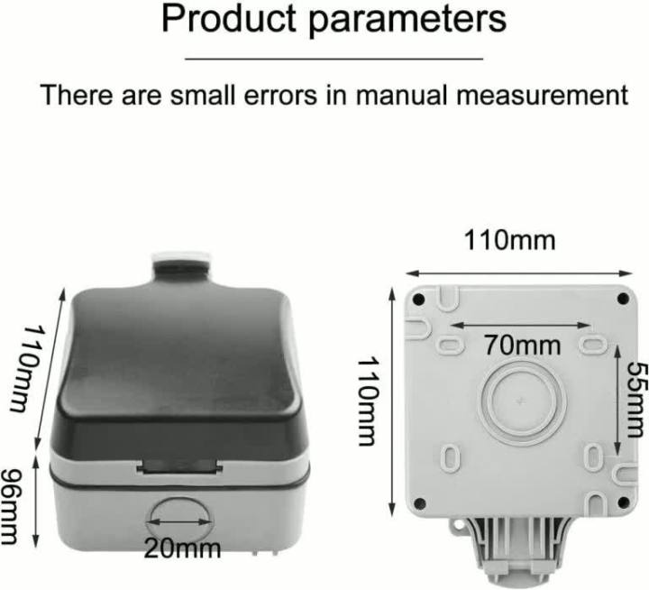 IP66%2013A%20Weatherproof%20outdoor/ground%20floor%20socket%20enclosure%20with%20plug/%20receptacle%20-%20Image%206